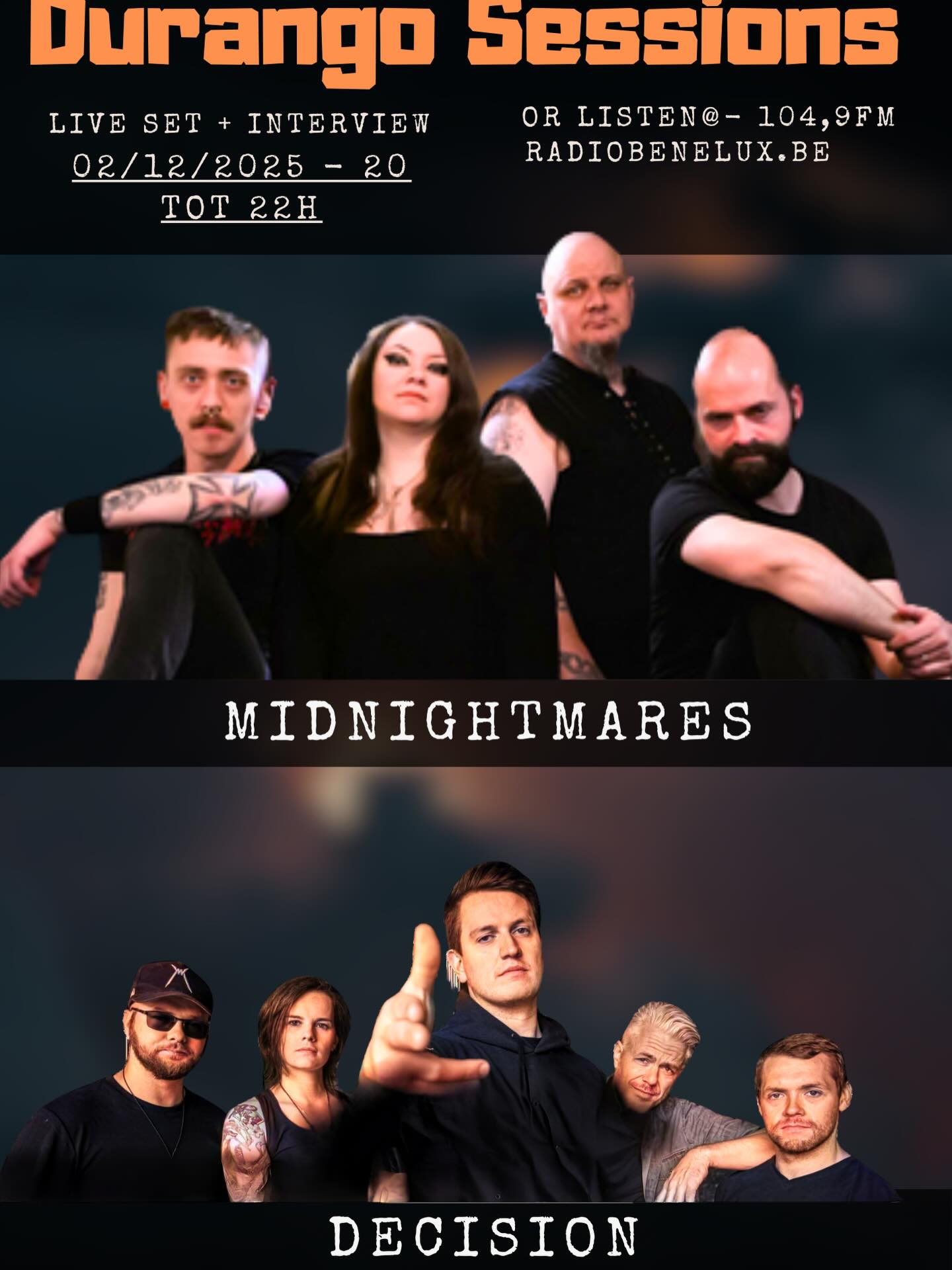 Durango Sessions met Midnightmares & Decision live post thumbnail image